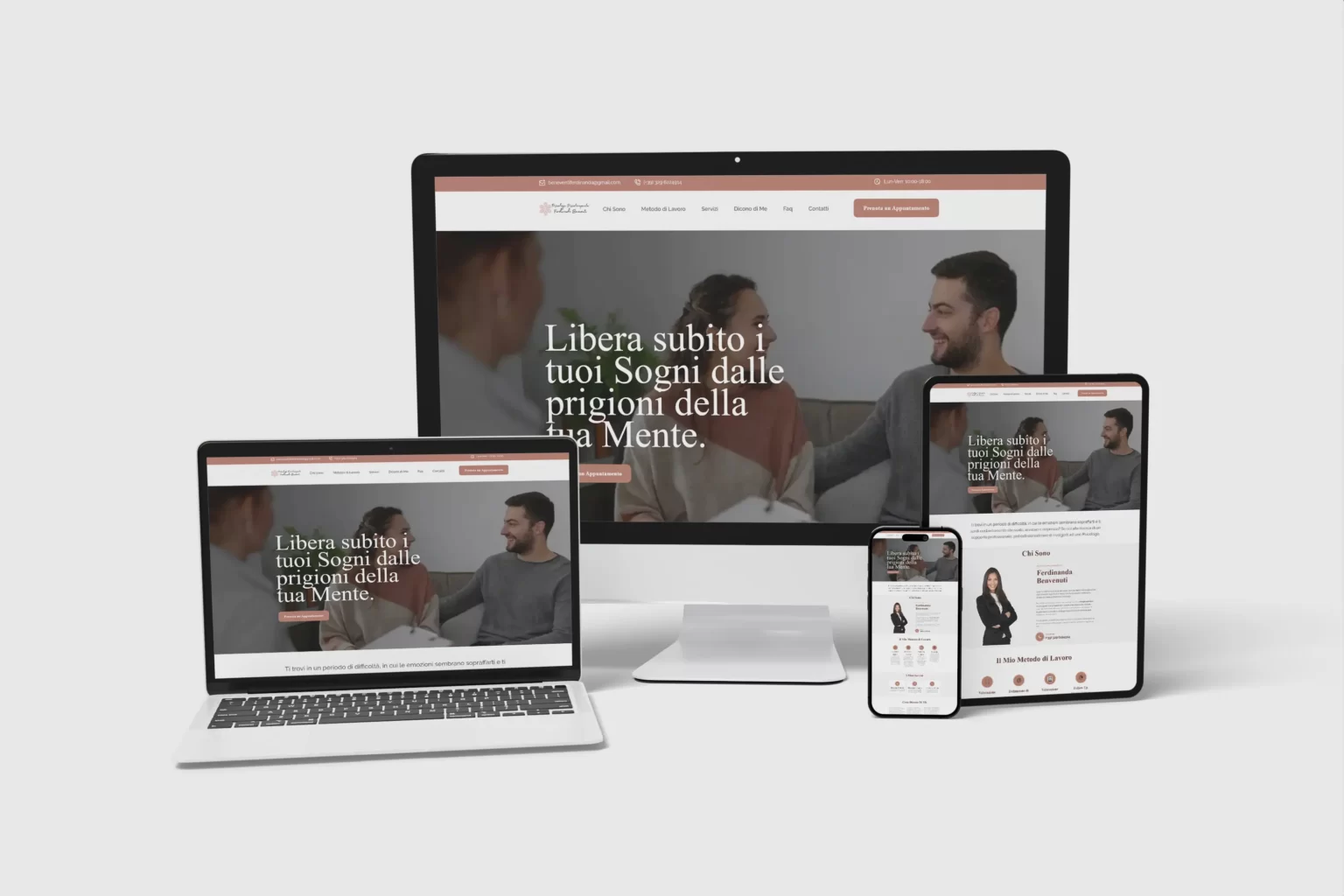 Sito web professionale settore sanitario