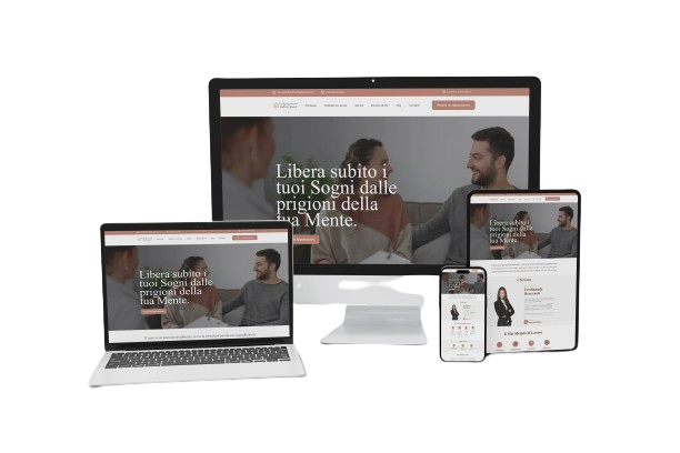 Mockup Sito Web Ferdinanda Beneventi Psicologa