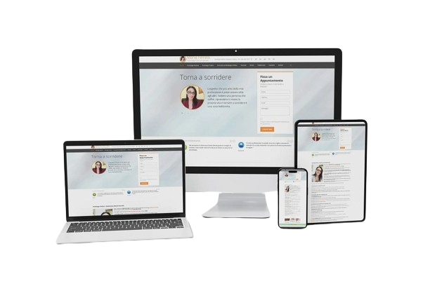 Mockup Sito Web Monia Ferretti Psicologa