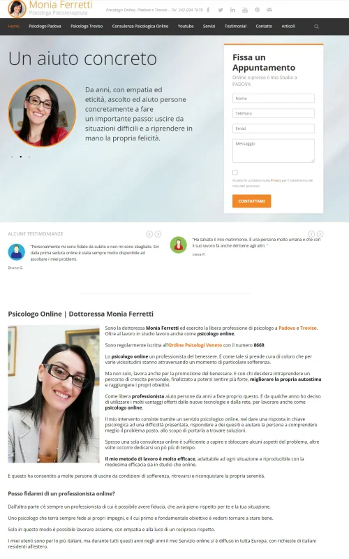 Sito Web Monia